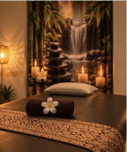 Table de massage et espace détente